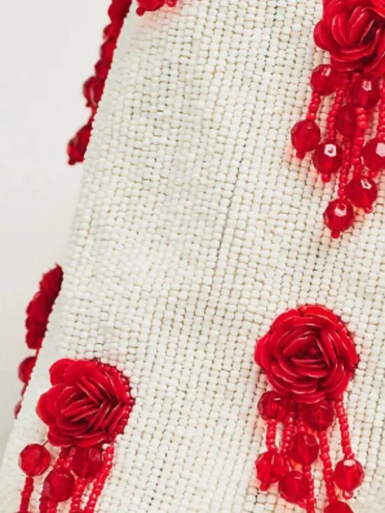 Studded Beaded Satchel Bag - BRAND NEW - Picture 4 of 4